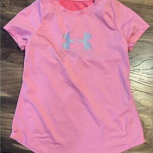 Under Armour Kids Light Pink Short Sleeve Tee